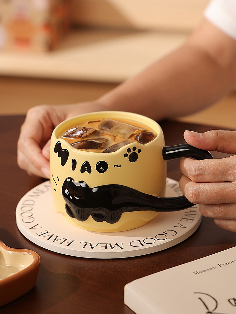 Pawsitively Adorable Cat Mug – Your Daily Dose of Miao~