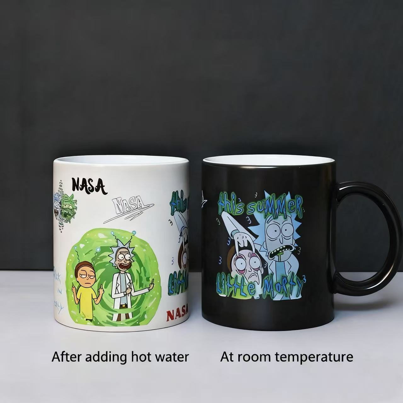 Rick and Morty Multiverse Color-Changing Ceramic Mug