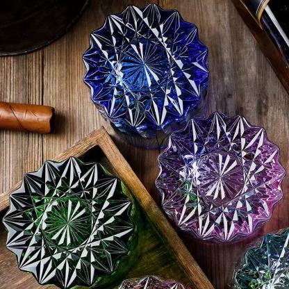 Starburst K9 crystal glass   whiskey glass