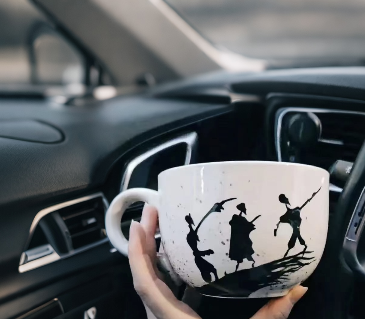 HP Hand-drawn Peverell Brothers Mug