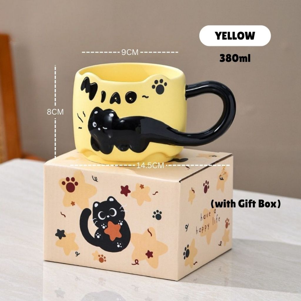 Pawsitively Adorable Cat Mug – Your Daily Dose of Miao~