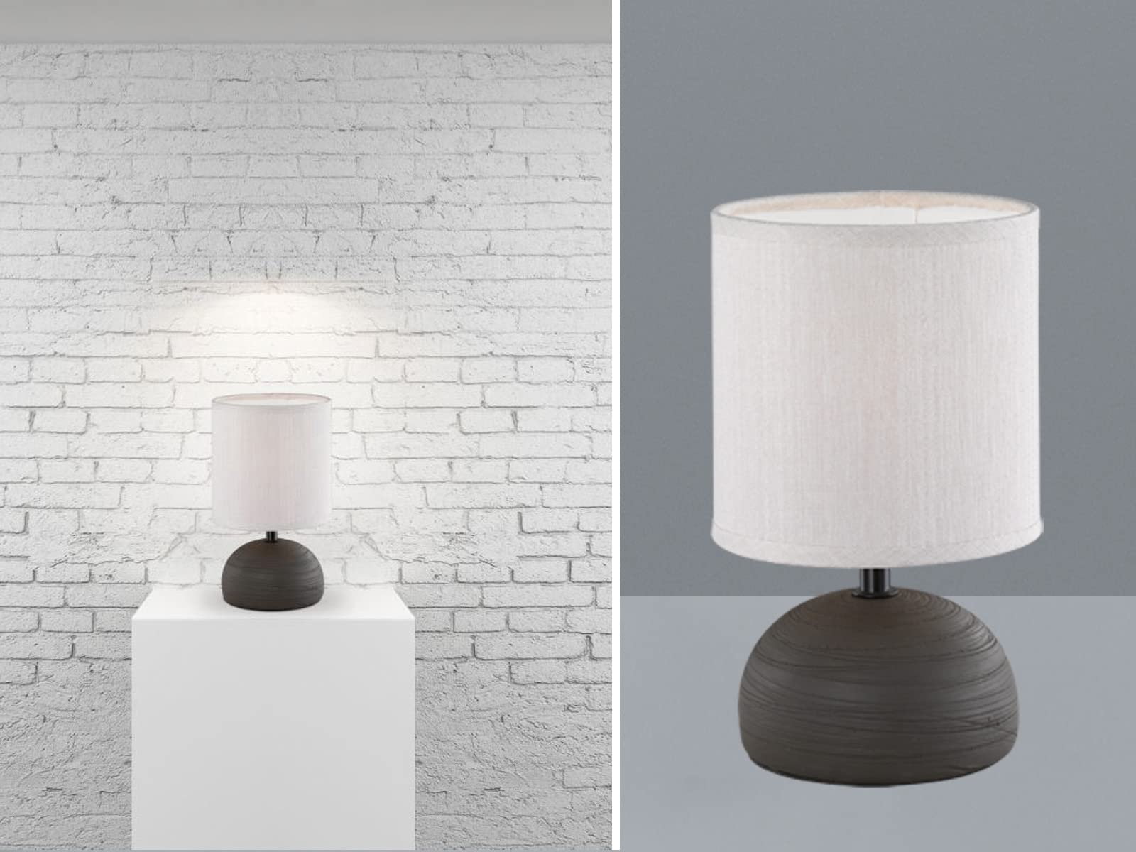 Sobremesa, 40W, IP20, 370 lumens, E14, color capuchino