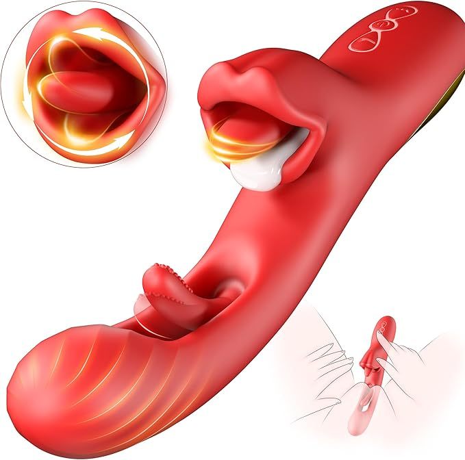 3 in 1 Double Tongue💋💋 -- Female G-spot Stimulator💥💥-suzhom