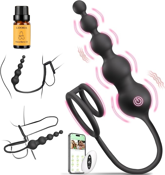 Gradient beads 💪💪 -- double ring + anal plug 💥💥-suzhom