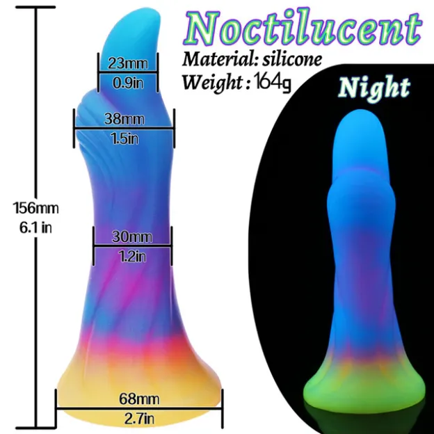 🔥Super burst style🔥Luminous Spiral Monster Dildo-suzhom