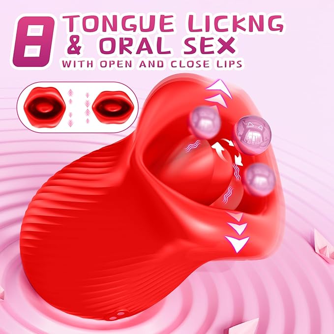 🌹New upgraded series "Women's Happiness" - 🌺Big Tongue Masturbator-suzhom
