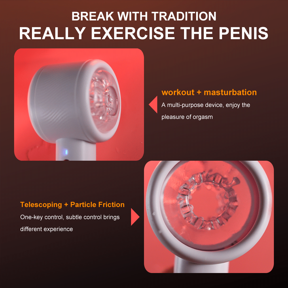 💖🔥2023 new product promotion 49% off 😍-🎁🎁 Automatic male masturbation cup real vagina self-service pusher-suzhom