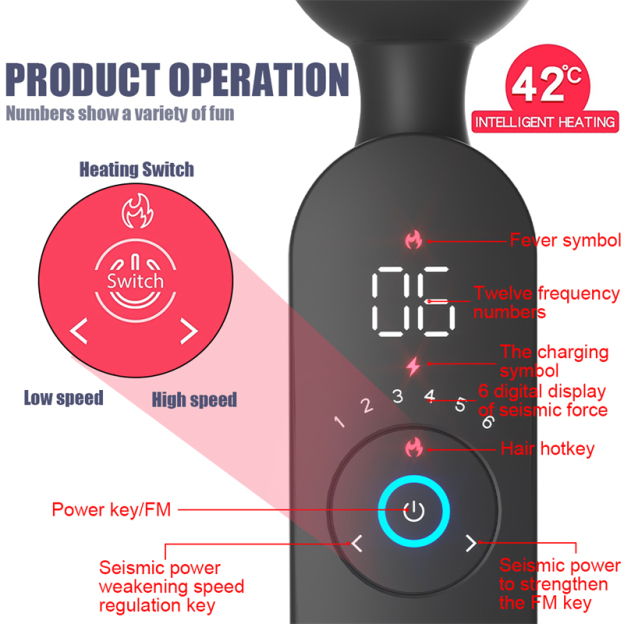🔥2023 latest hot style low price 💥💥72-frequency powerful motor massager! 😍🎀