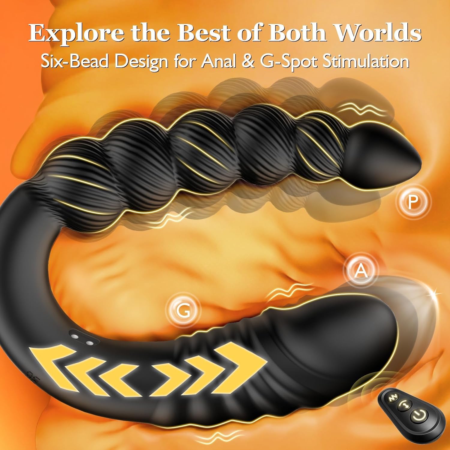 Smart Dual-Ended Telescopic Anal Toy-Black Mamba