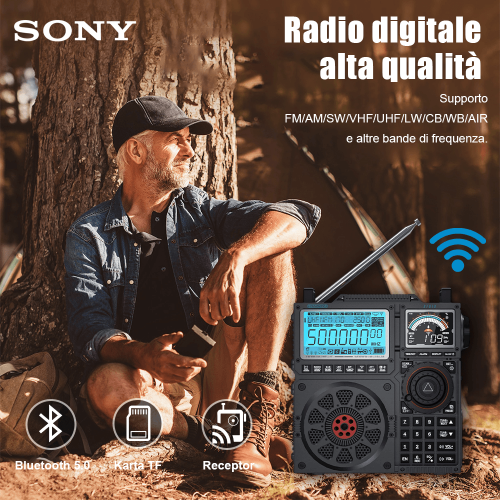Radio a onde corte a banda intera RADDY RF919