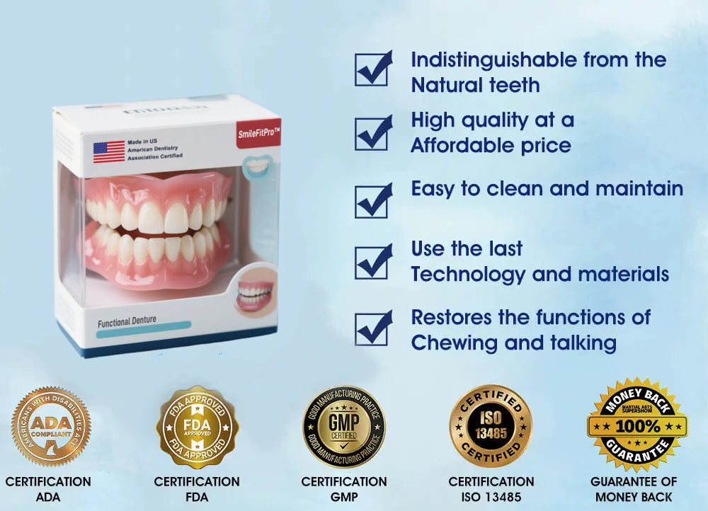 Kit per protesi dentarie in silicone multifunzionale SmileFitPro&trade;