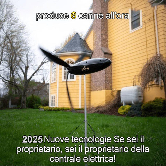 Turbina eolica portatile Shine Turbine