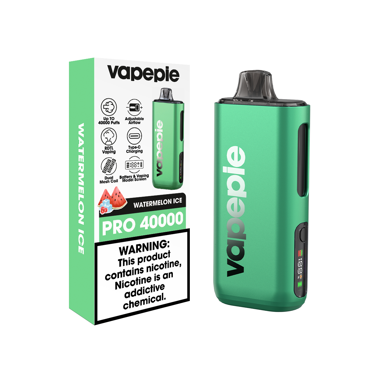 VAPEPIE Max 40000 slukk - A világ első ultravékony, második generációs e-cigarettája