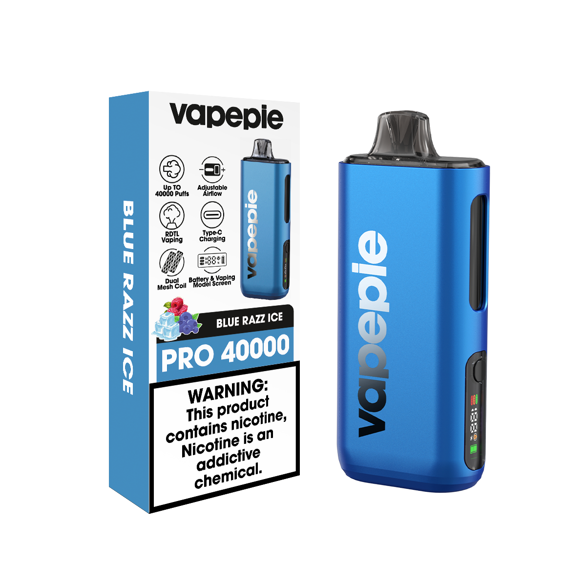 VAPEPIE Max 40000 slukk - A világ első ultravékony, második generációs e-cigarettája