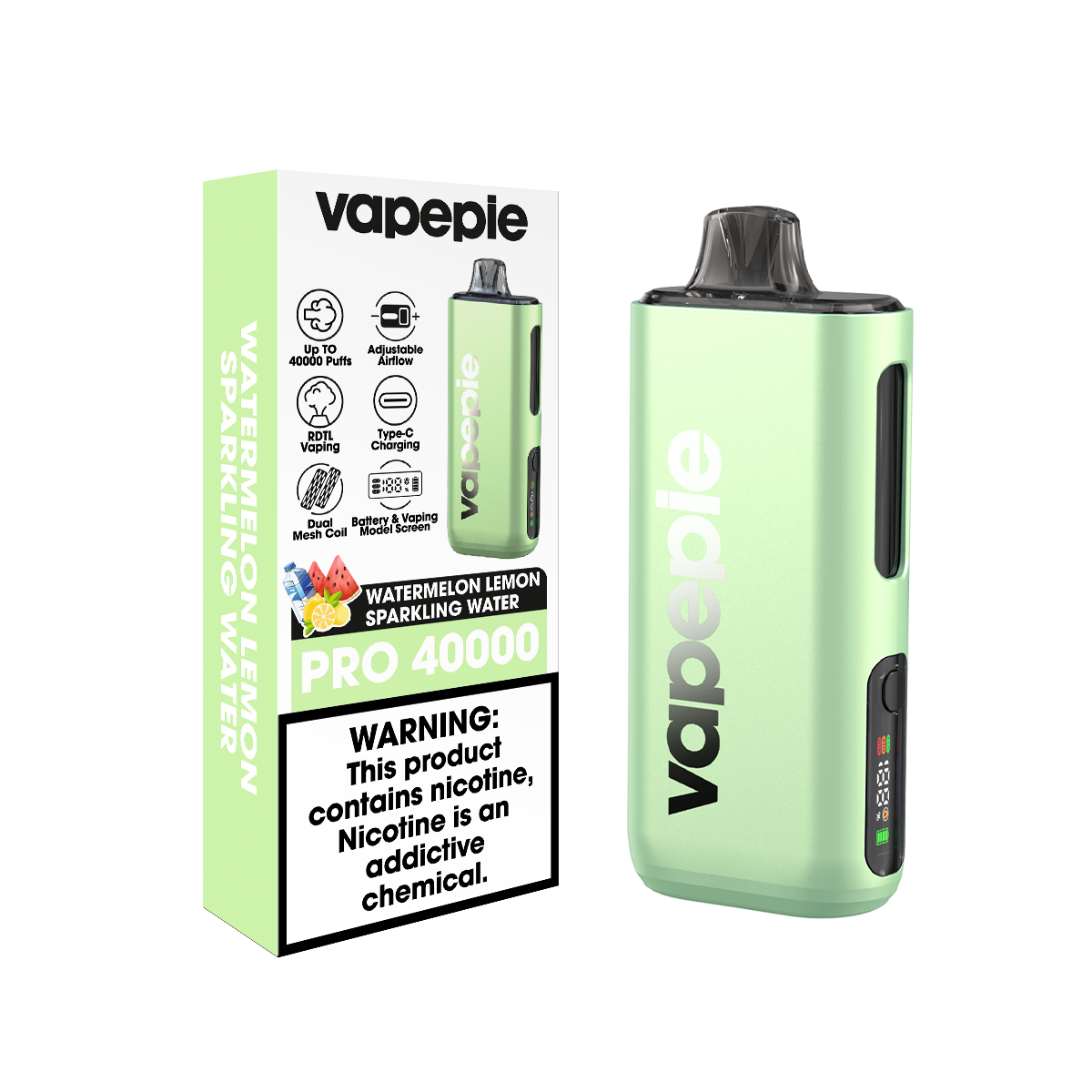 VAPEPIE Max 40000 slukk - A világ első ultravékony, második generációs e-cigarettája