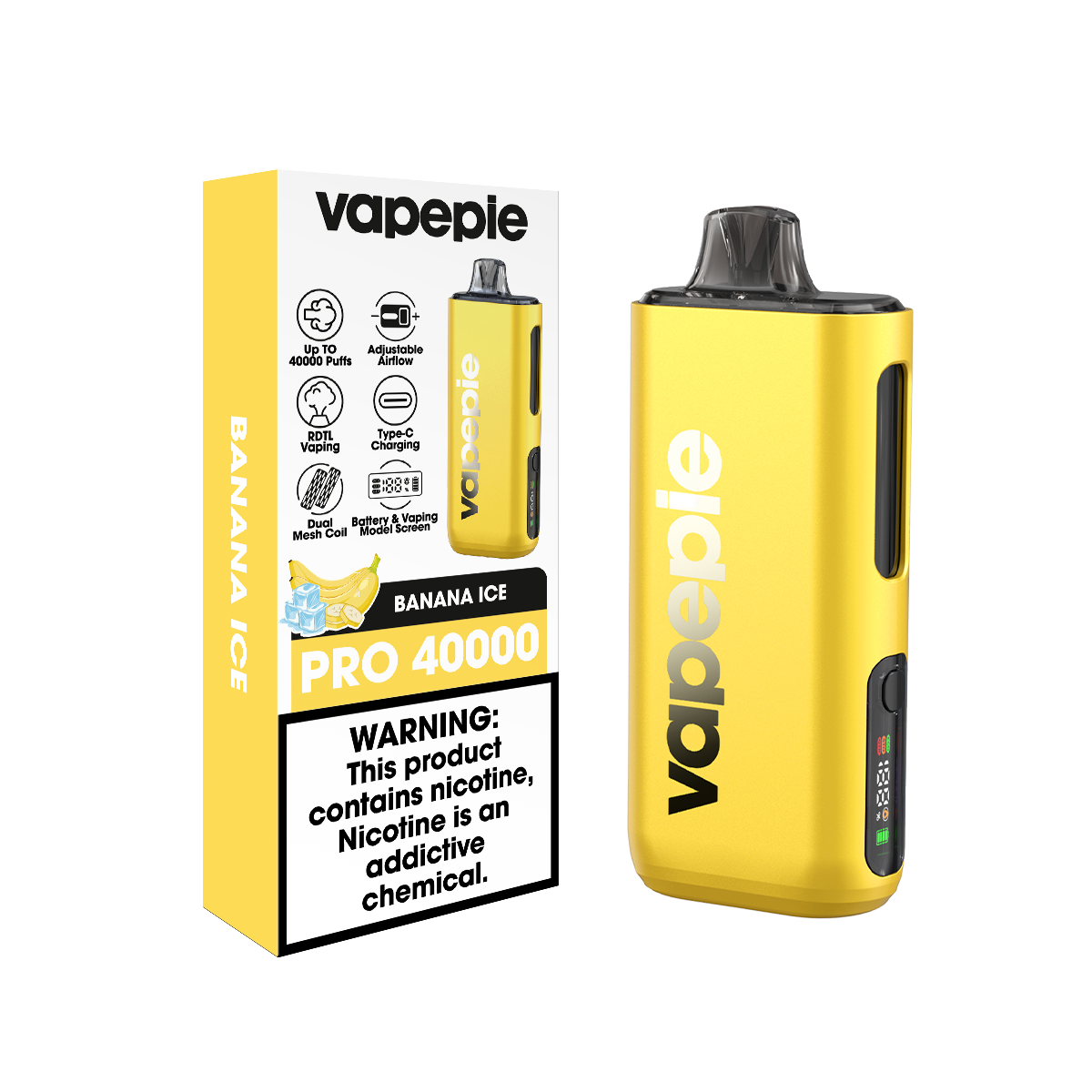 VAPEPIE Max 40000 slukk - A világ első ultravékony, második generációs e-cigarettája
