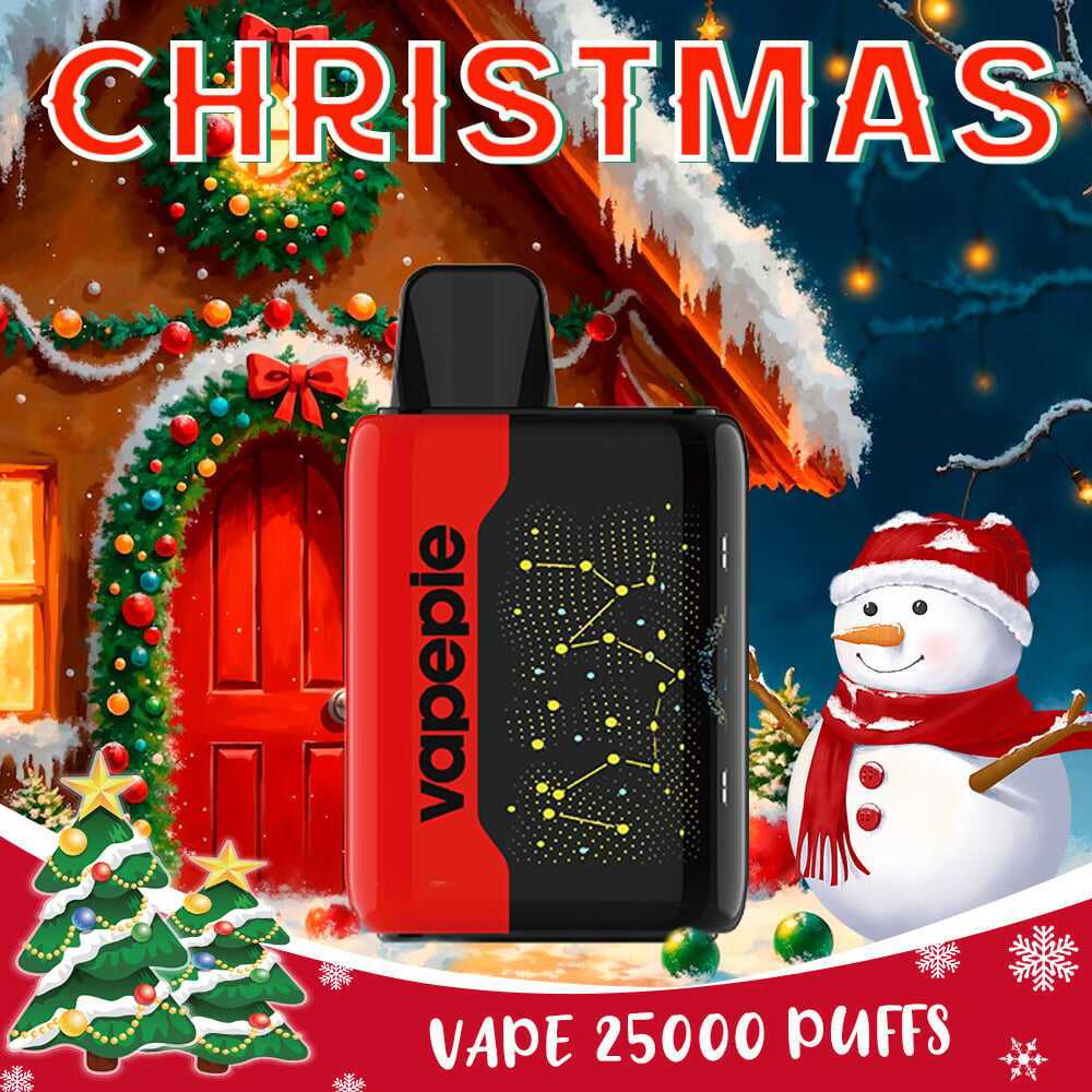 ⭐Legjobban ajánlott⭐3 db✨VAPEPIE 25000 PUFFS - Ívelt Star Sky képernyő (🌌 Mai különleges ajánlat)