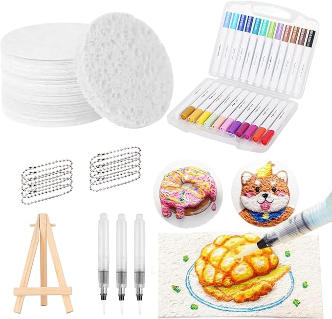 😃Great Summer Activity Idea! – Magic 3D Foam Texture Painting Kit 🎨