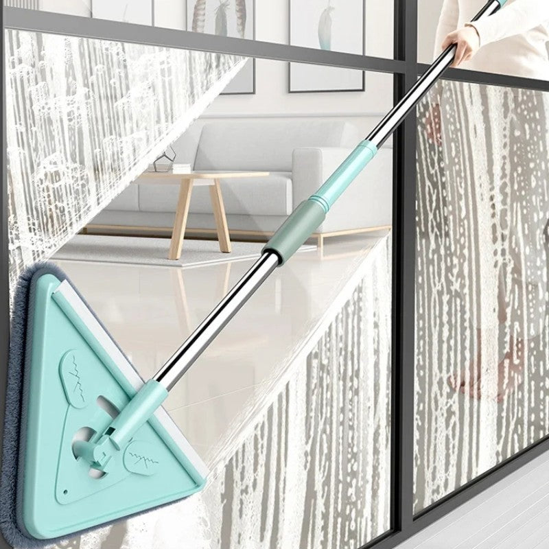 🎁Hottest recommendations - Long handle multifunctional rotating triangular mop