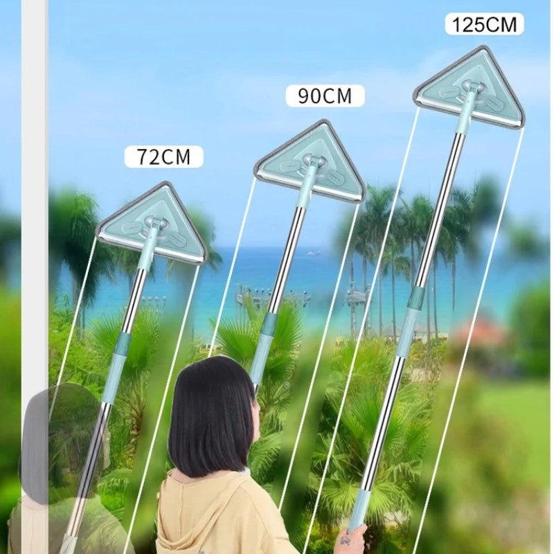 🎁Hottest recommendations - Long handle multifunctional rotating triangular mop