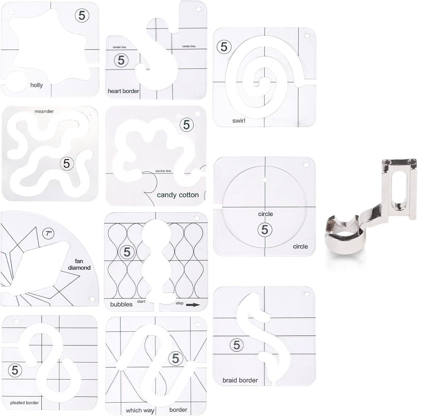 🥰🥰 2025 Motion Garment Ruler Set (11 PCS)+ Foot attachment