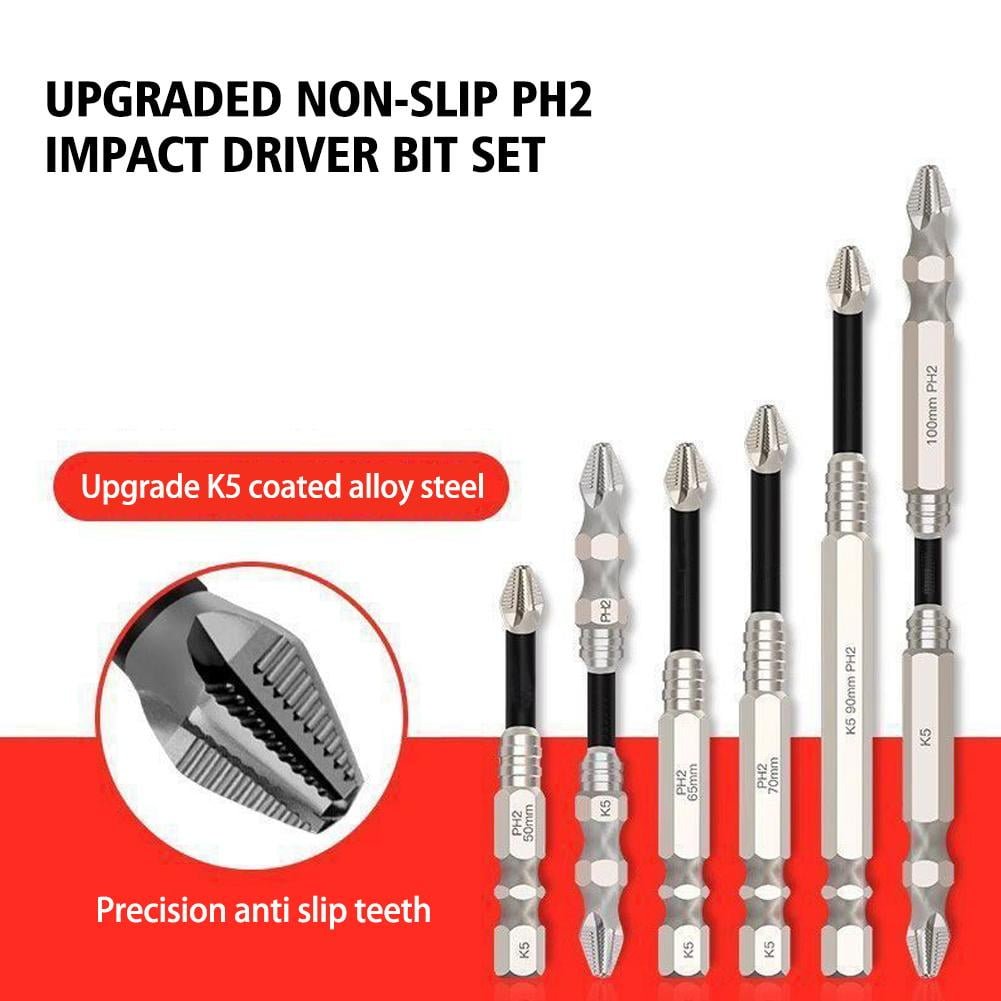 🔥Last Day Promotion 49% OFF-Anti-Slip PH2 Impact Driver Bit Set