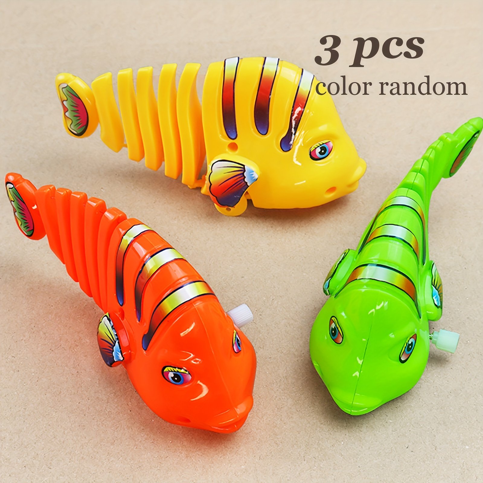 ✨LAST DAY ONLY 49% OFF🔥🐟Plastic Wind-Up Wiggle Fish Toys