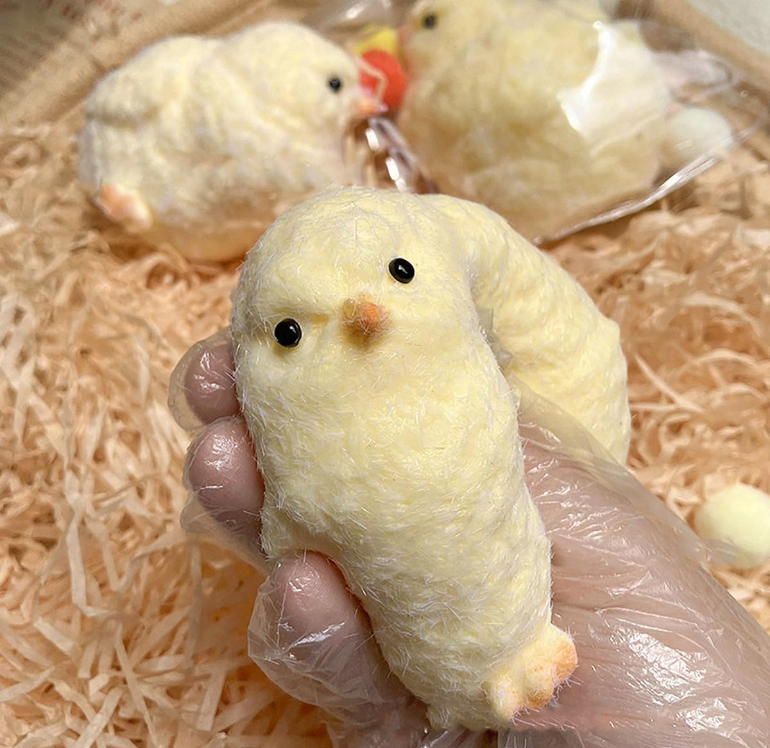 🔥HOT SALE 49% OFF🔥Handmade Ultra Soft Furry Chick Toys