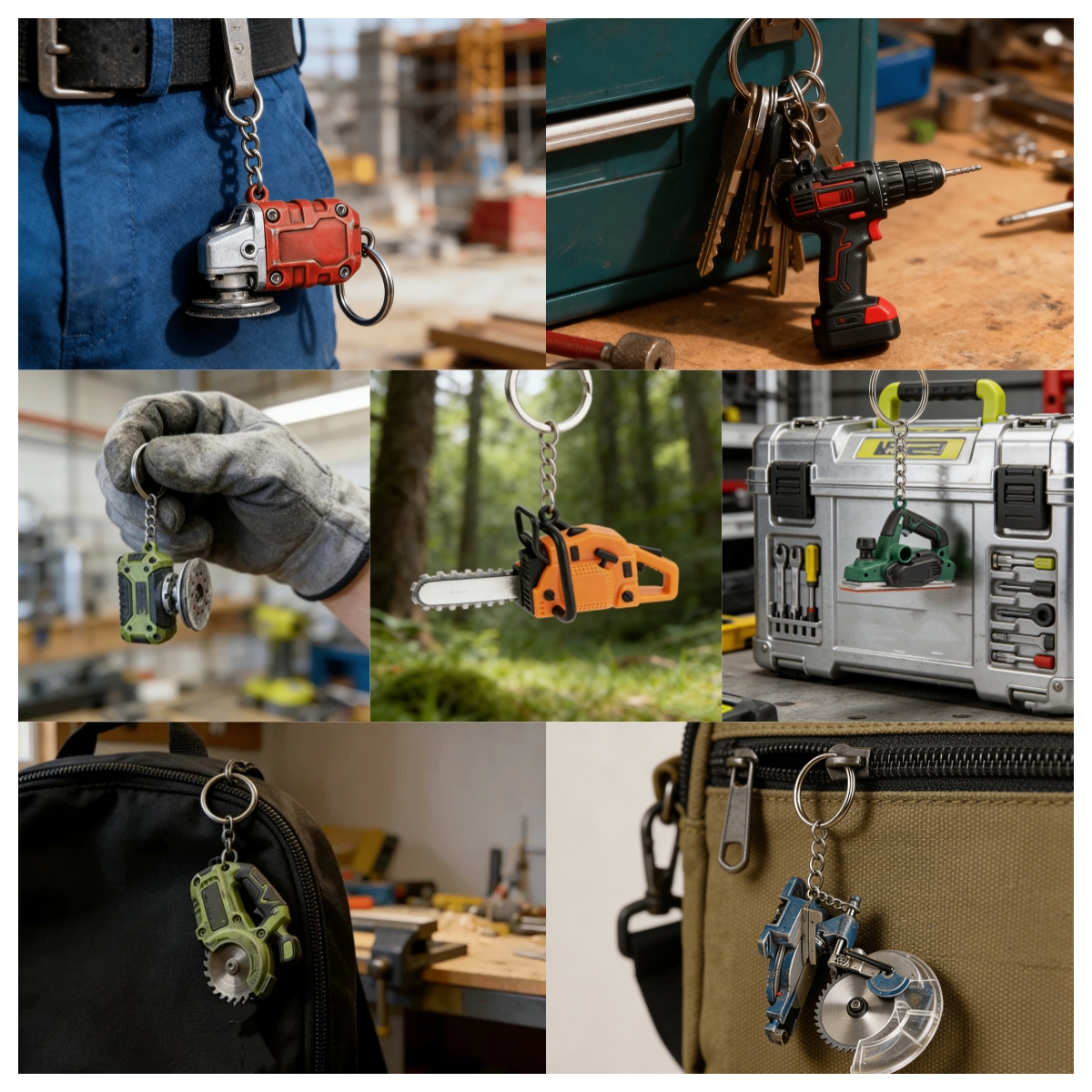 🔥LAST DAY 49% OFF - Mini Power Tools Keychain | Portable Pocket Tool & Key Ring