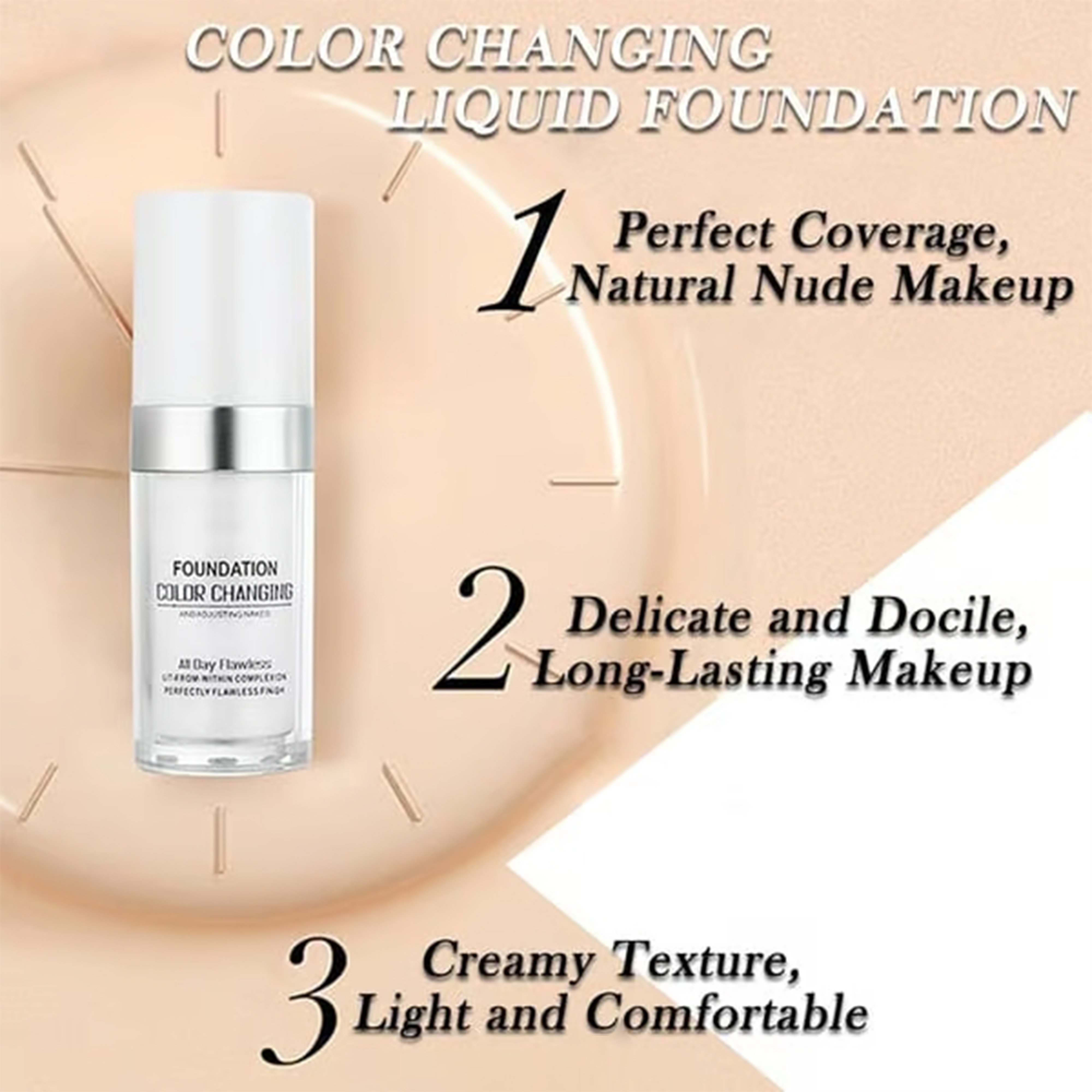 🎁LAST DAY BUY 1 GET 1 FREE🔥🔥2025 Colour Changing Mature Skin Foundation