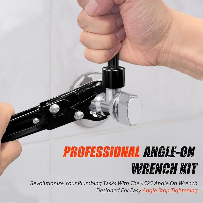 Professional Plumbing Toolset For Easy Angle Stop And Supply Nut Installation - Must-Have For Plumbers Plumbing Tool.