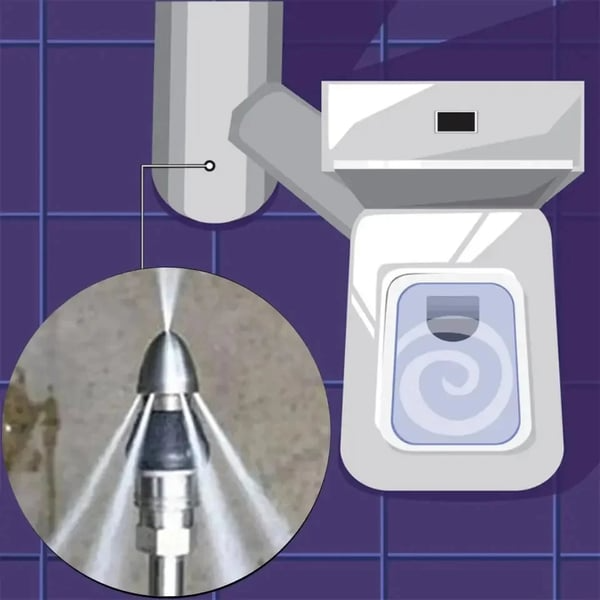 🔥This week's hot sale🔥Sewer Cleaning Tool High-pressure Nozzle