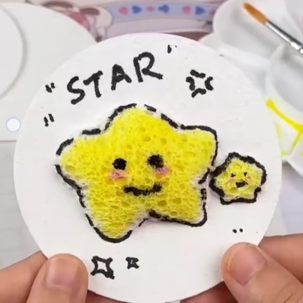 😃Great Summer Activity Idea! – Magic 3D Foam Texture Painting Kit 🎨