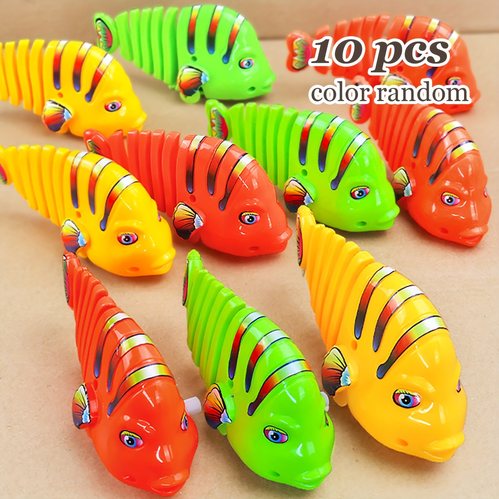 ✨LAST DAY ONLY 49% OFF🔥🐟Plastic Wind-Up Wiggle Fish Toys