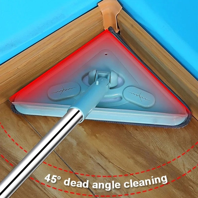 🎁Hottest recommendations - Long handle multifunctional rotating triangular mop