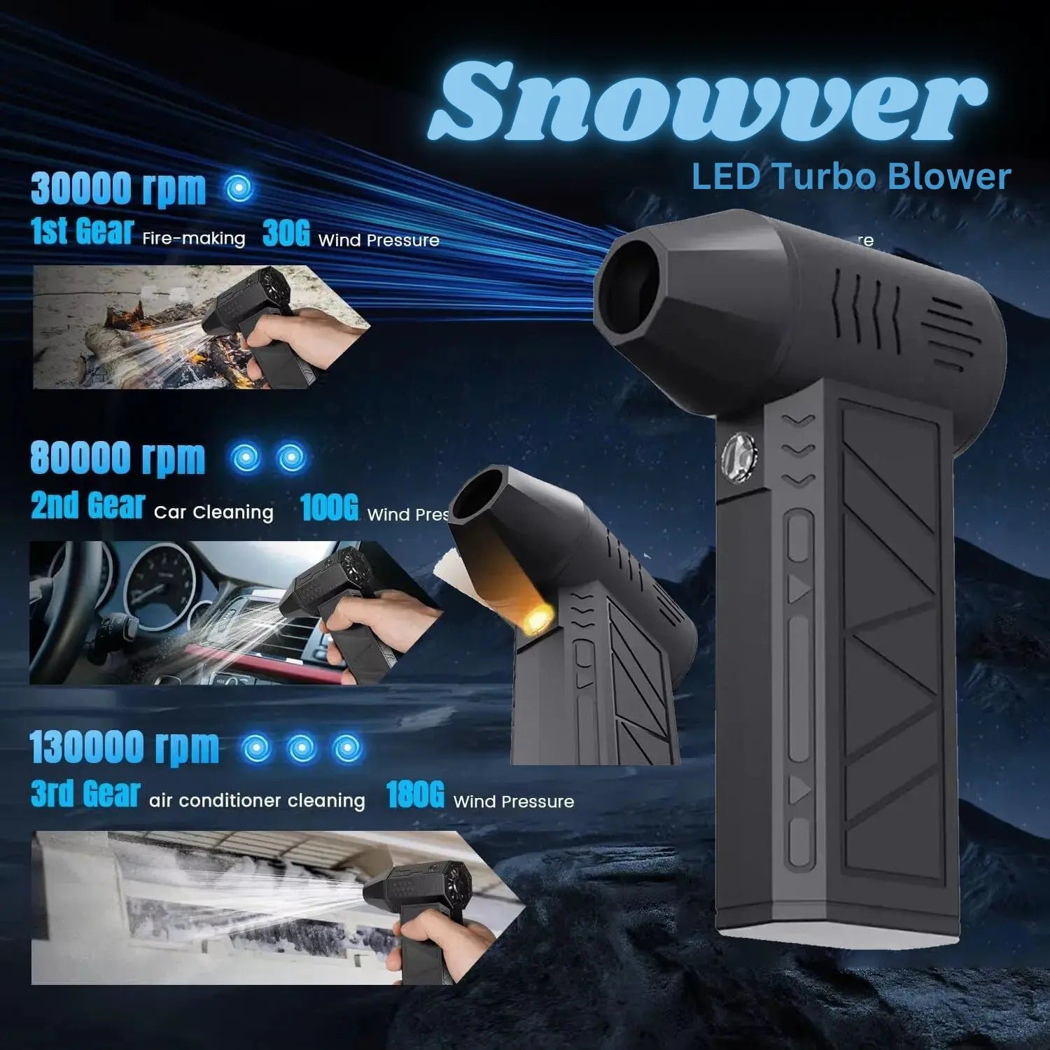 🔥Hot Sale Now 49%off -💨❄️Super Power Turbine Snow Blower