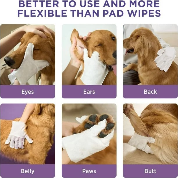 🔥Summer Solstice Flash Sale!🔥Odor-Removing Pet Grooming Gloves