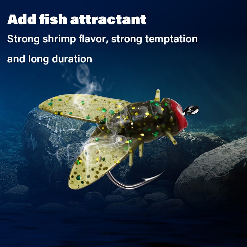 💥Hot Sale 49% OFF💥-Simulated Flies Fishing Attractor Bait Hook