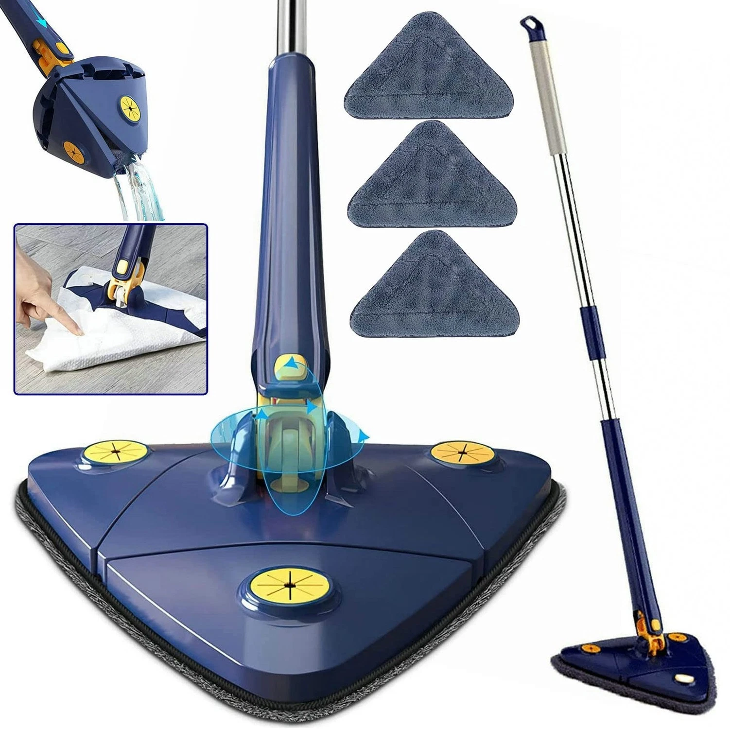 360° Rotatable Adjustable Cleaning Mop