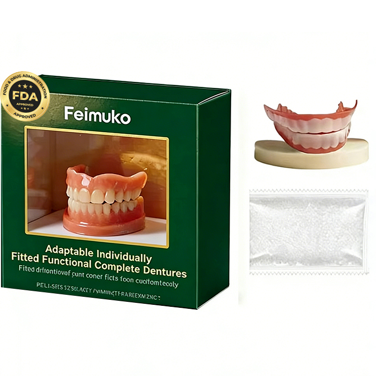 【FDA Certified & Million Positive Reviews】Full Mouth Suction Dentures