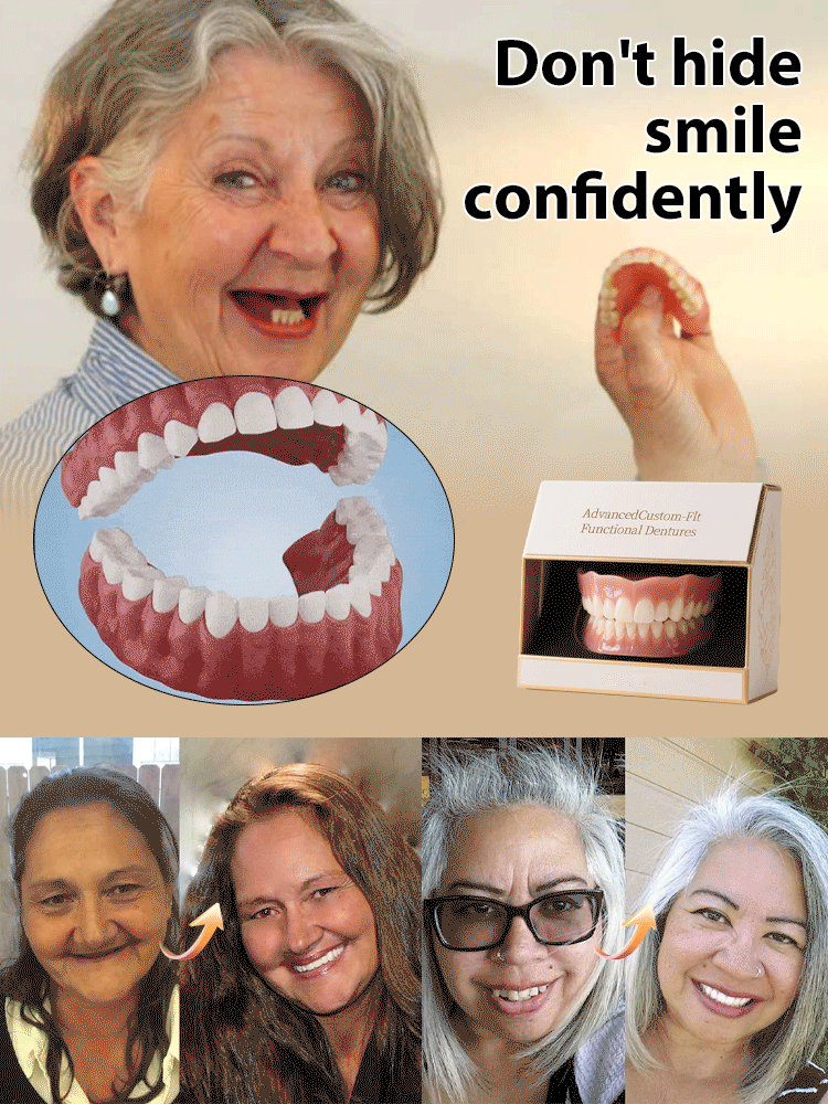 [FDA Certified] Full-mouth bone-supported denture set-Over 300,000 users worldwide