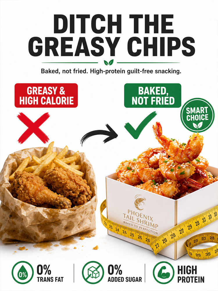 【Nutritionist-Recommended Jumbo Pack】Crispy Prawns