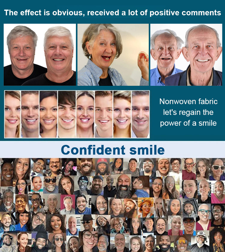 Dental Cosmetic Denture Modification Kit-Wear for life, no replacement needed!