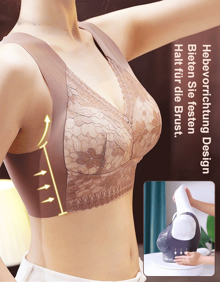 Ausgewählte Spitzen-Bustier-BH mit Push-up-Effekt