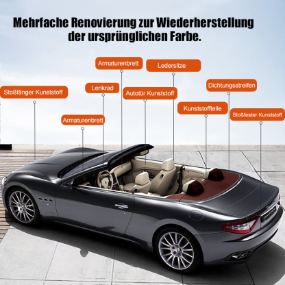 [Nach dem Abwischen so gut wie neu] Auto-Innenrenovierungspaste