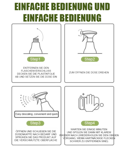 Geruchsentferner Kühlschrankreiniger ohne Wasser.