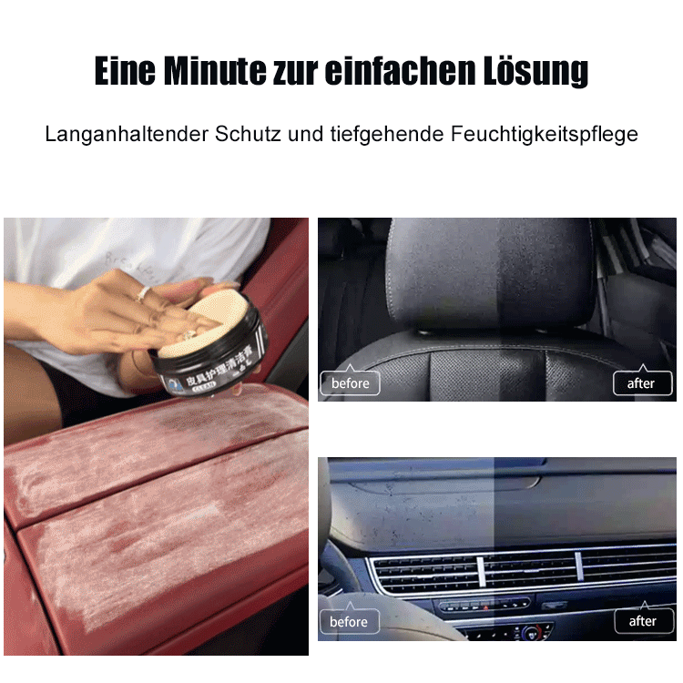 [Nach dem Abwischen so gut wie neu] Auto-Innenrenovierungspaste