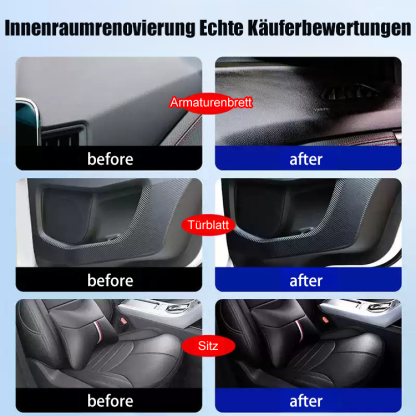 [Nach dem Abwischen so gut wie neu] Auto-Innenrenovierungspaste