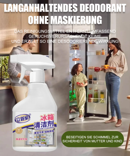 Geruchsentferner Kühlschrankreiniger ohne Wasser.
