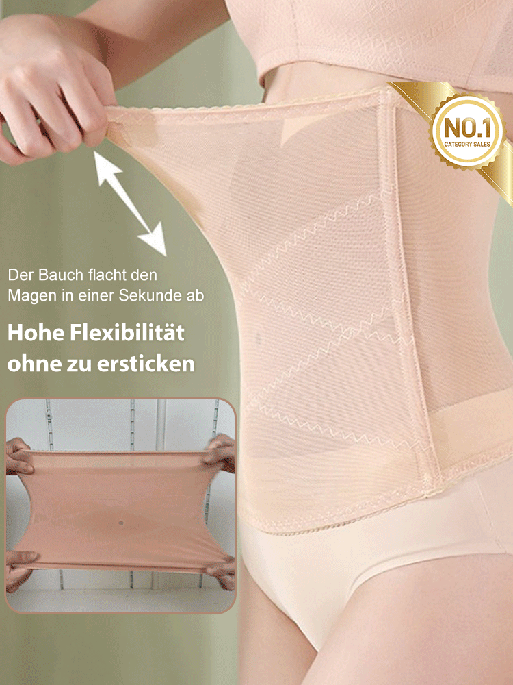 🔥【Straffende & Fettverbrennende】Tailleformer mit Kreuz-Mesh-Design 🔥